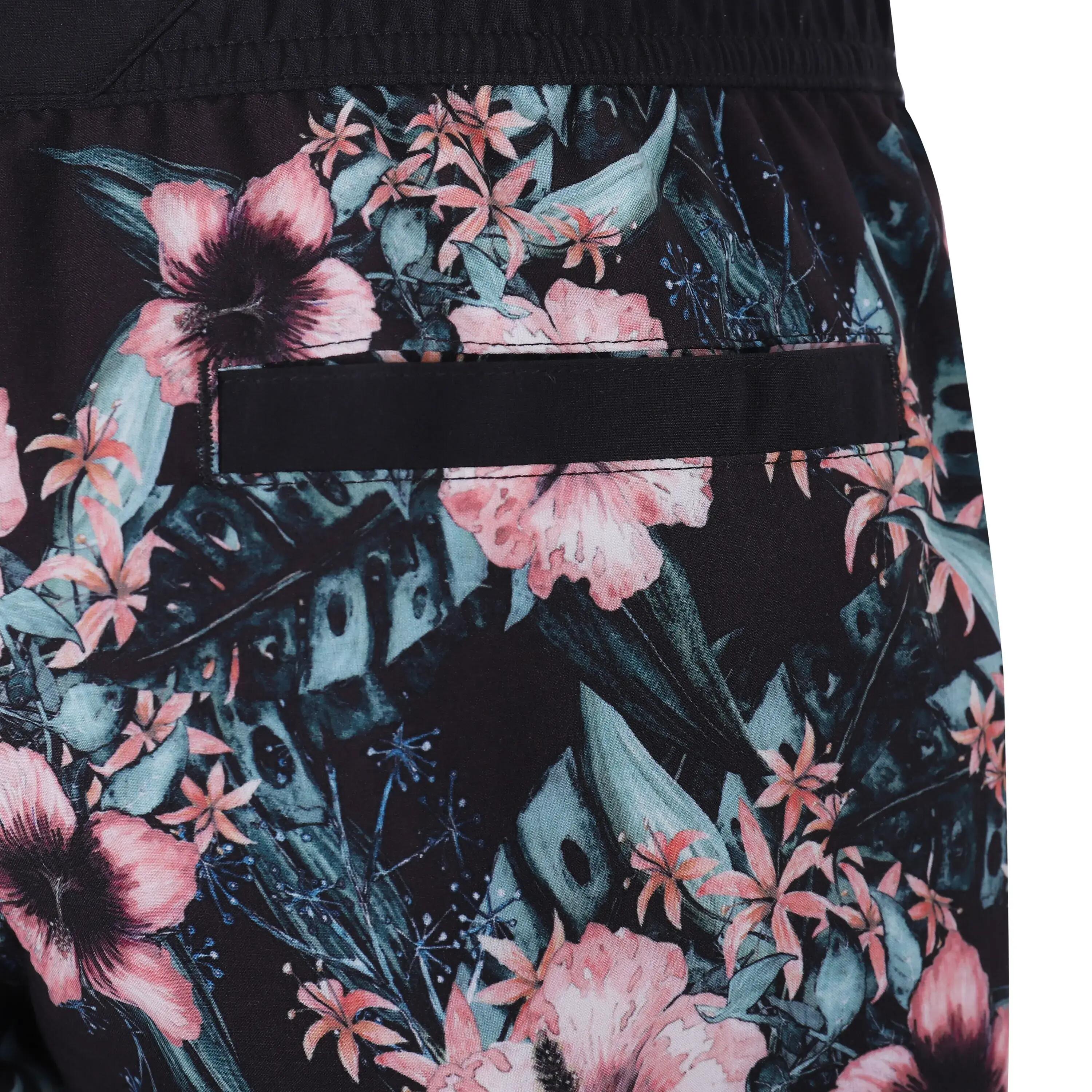 Women's surfing boardshorts with elasticated waistband & drawstring TINI HIBISCO 5/5