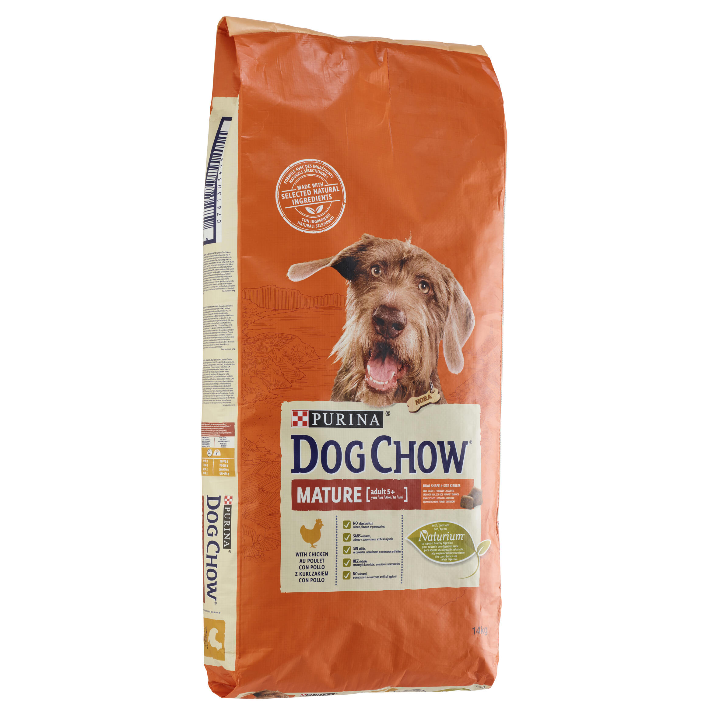 Hrană câini adulți PUI 14KG DOG CHOW decathlon.ro