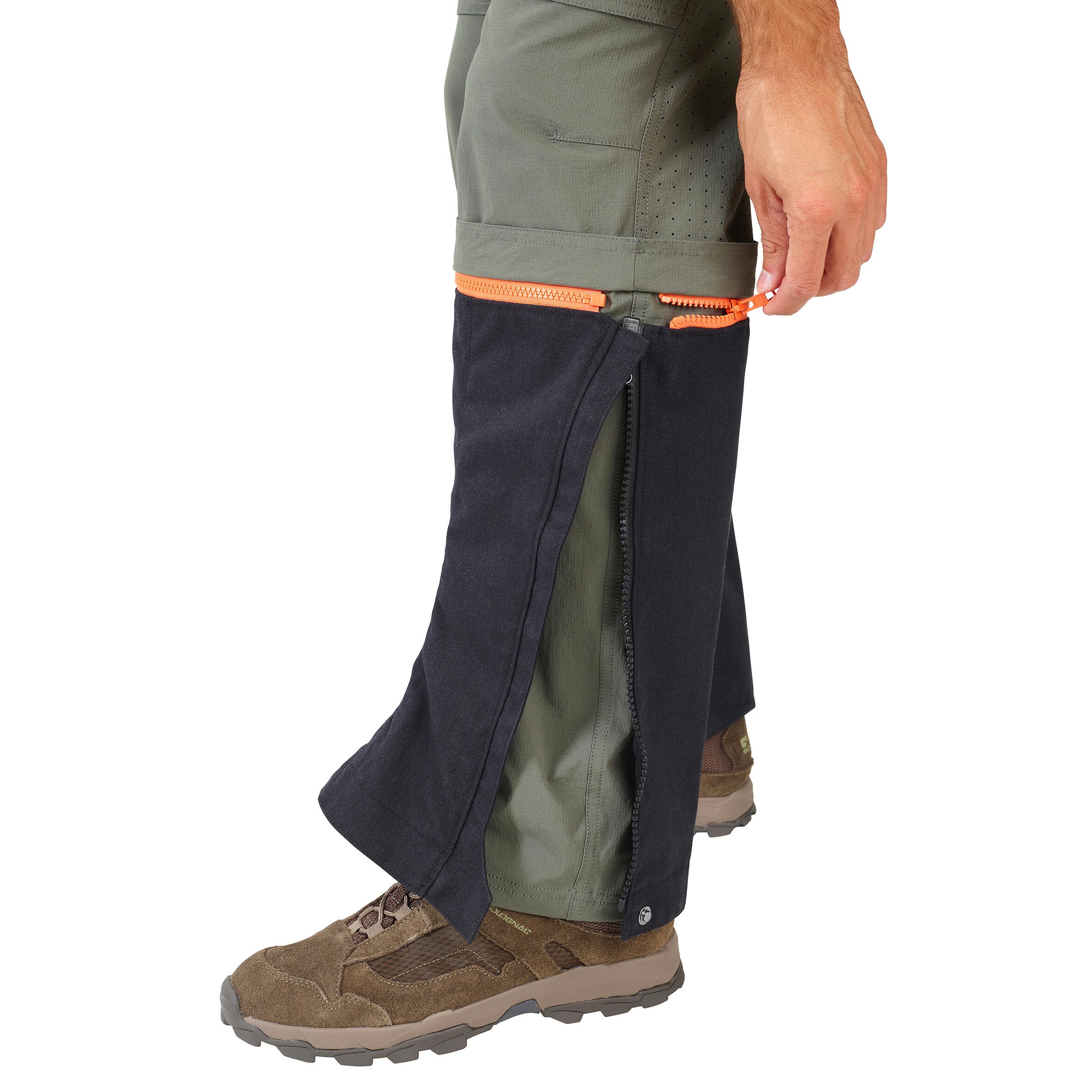 Pantalon chasse léger, résistant et respirant homme - Steppe 920 Guêtres Vert 14/21