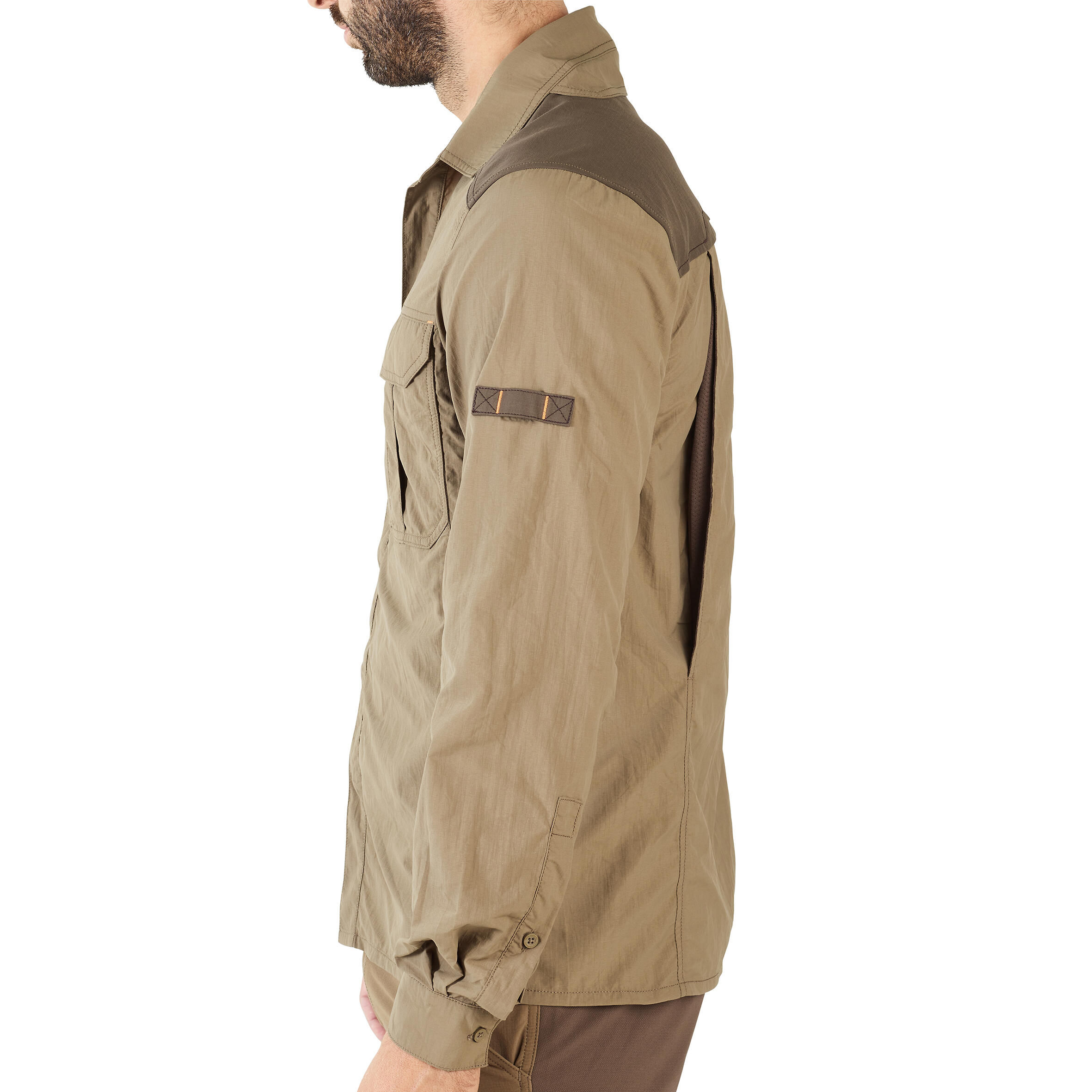 LIGHT AND BREATHABLE LONG-SLEEVED SHIRT 520 BROWN 4/14