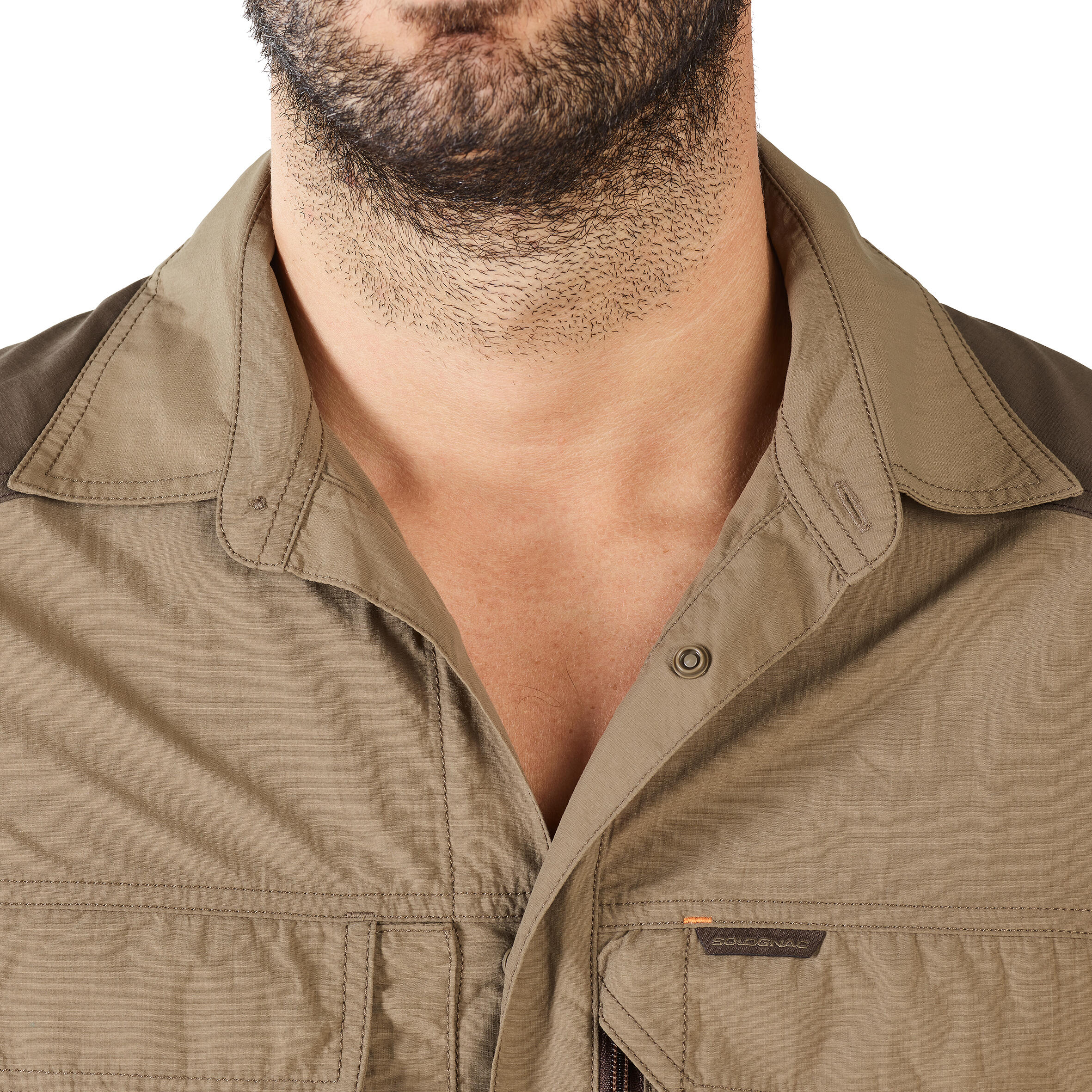 LIGHT AND BREATHABLE LONG-SLEEVED SHIRT 520 BROWN 6/14