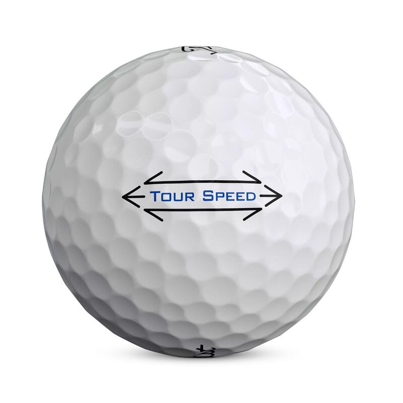 Balles golf x12 - TITLEIST Tour speed blanc