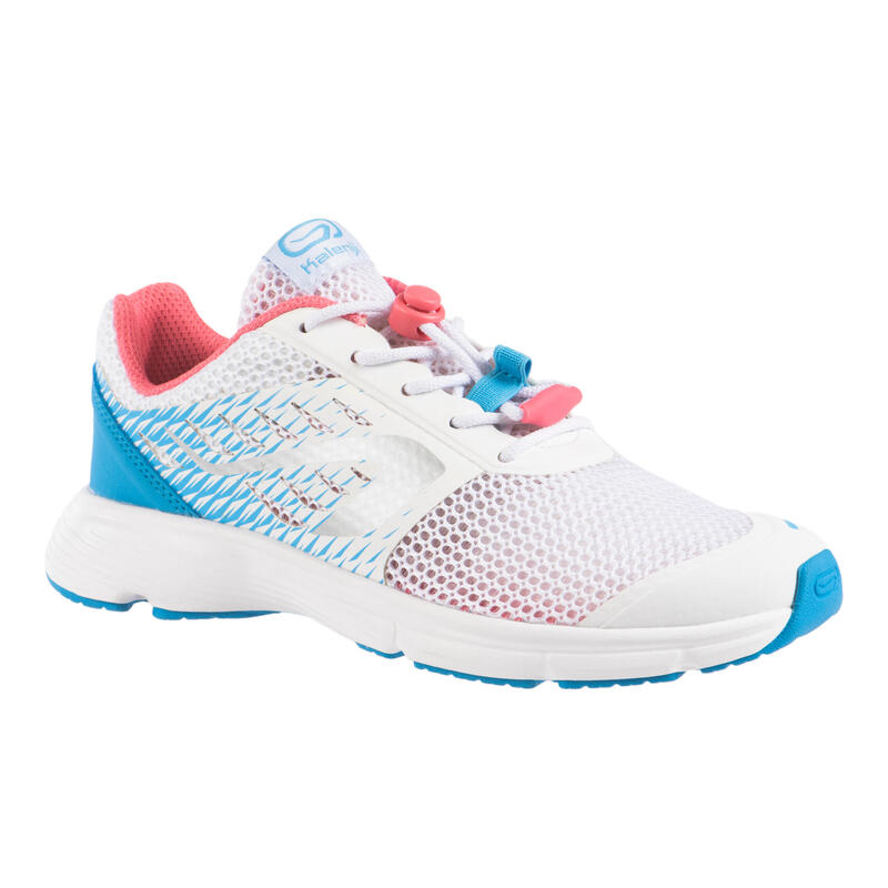 KID'S ATHLETICS SHOES - AT 300 BREATH - WHITE, BLUE AND PINK