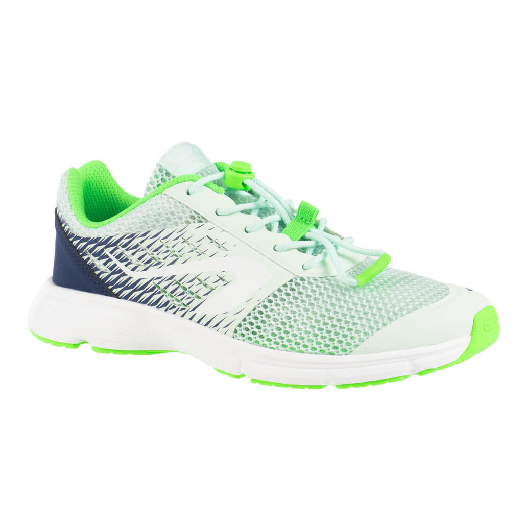 Laufschuhe Leichtathletik AT Breath Kinder hellgrün/marineblau