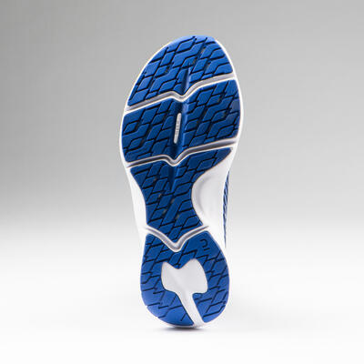 Chaussures de running enfant AT Flex Run bleues vif et bleues ciel à lacets