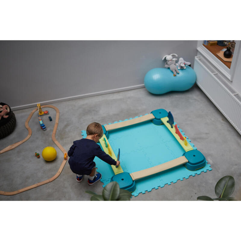 Puzzlematte Babyturnen - blau 