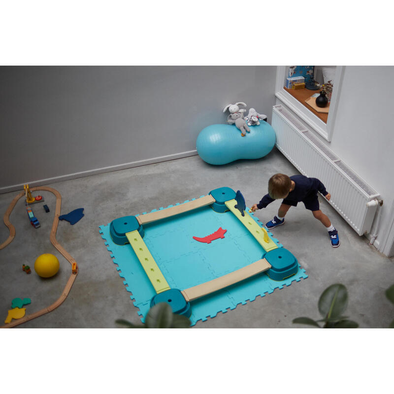 Puzzlematte Babyturnen - blau 