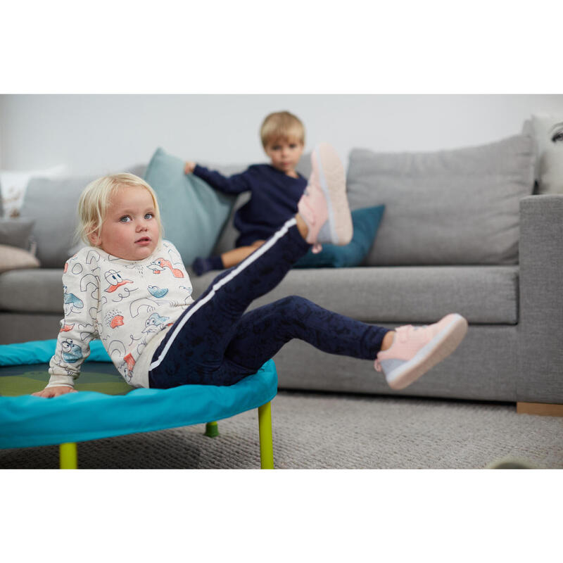 Warme legging voor kinderen 120 blauw met motief