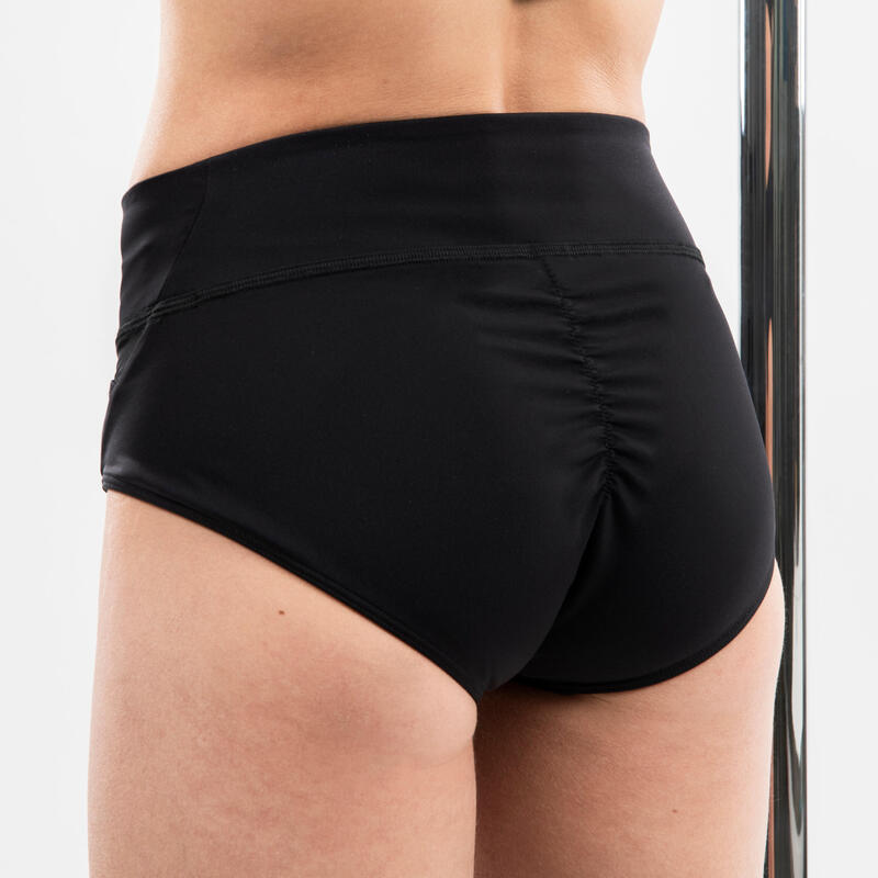 Tanzshorts Damen Pole Dance - schwarz