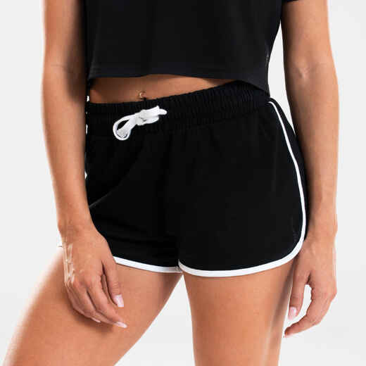 Women's Fitted Urban Dance Shorts - Black