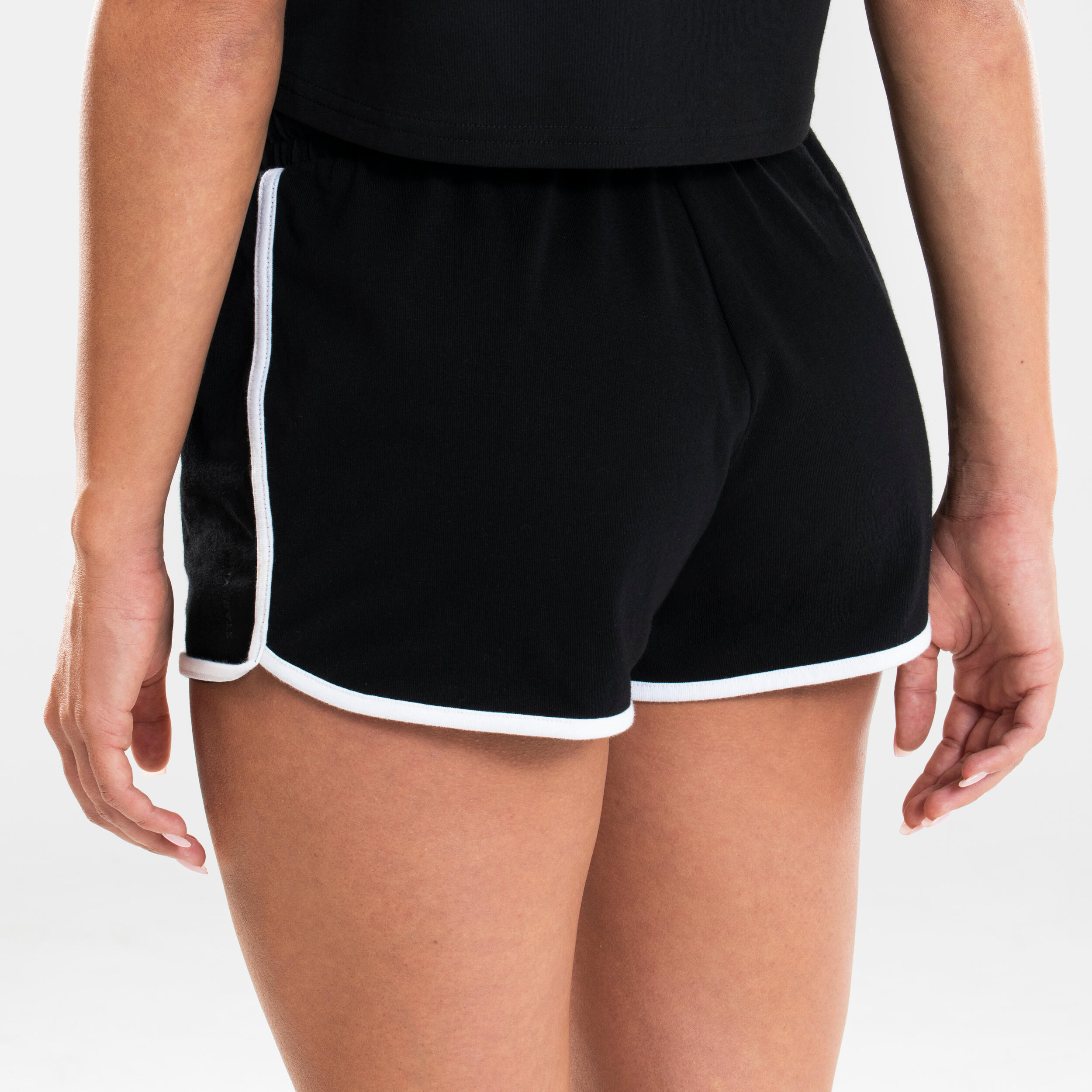 Women's Fitted Urban Dance Shorts - Black 3/7