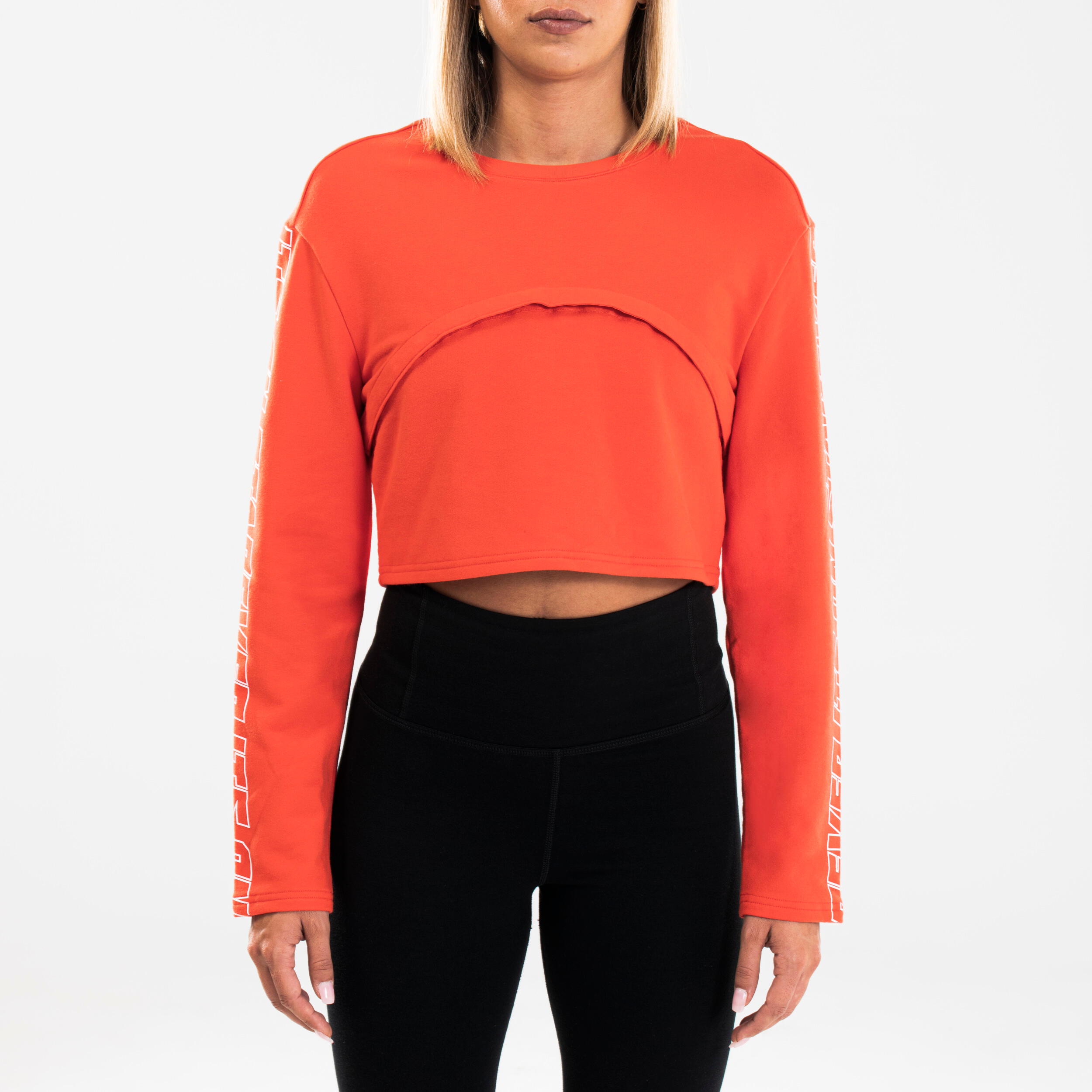 Women's Adjustable Urban Dance Sweatshirt - Red 2/8