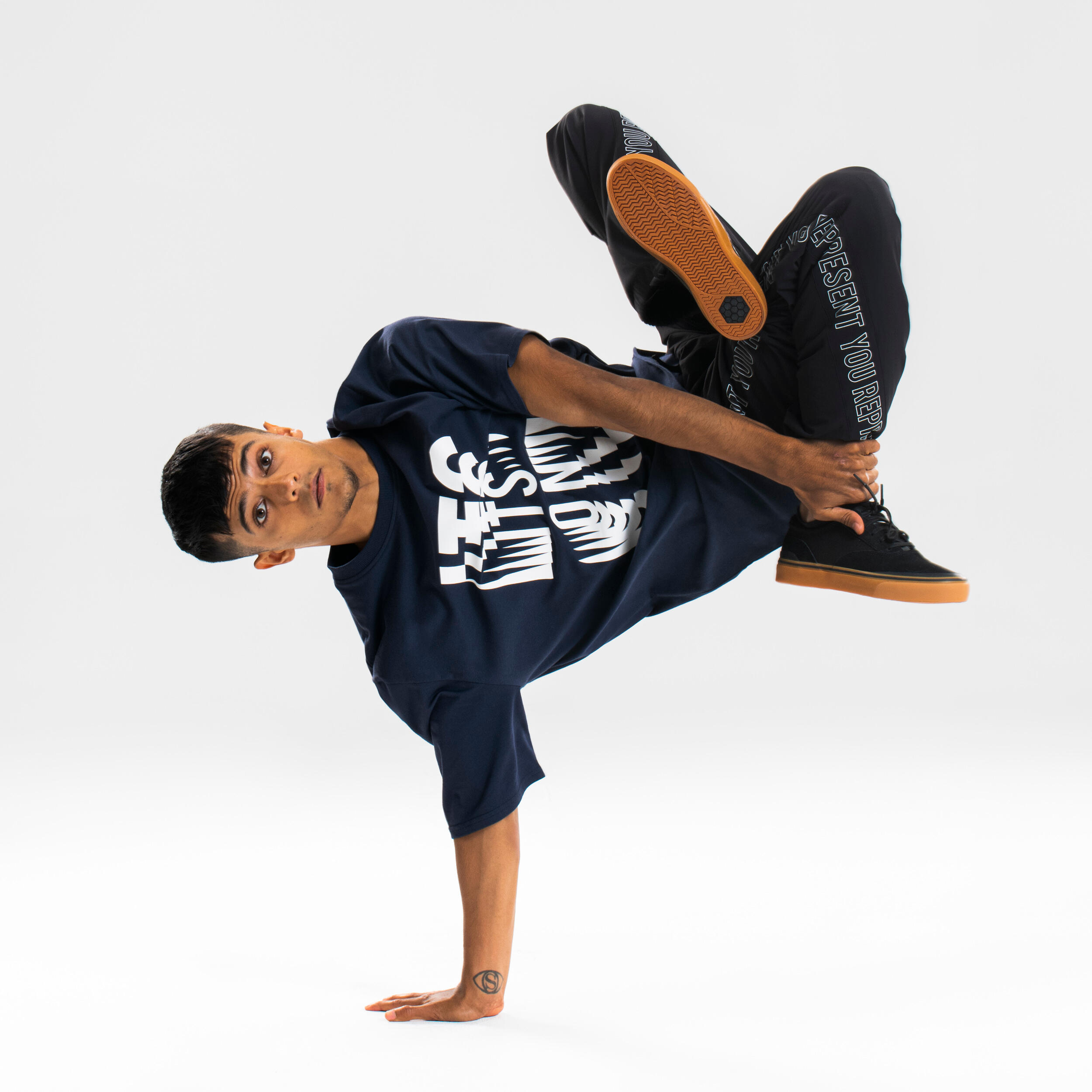 Men's Urban Dance T-Shirt - Navy Blue Print 5/6