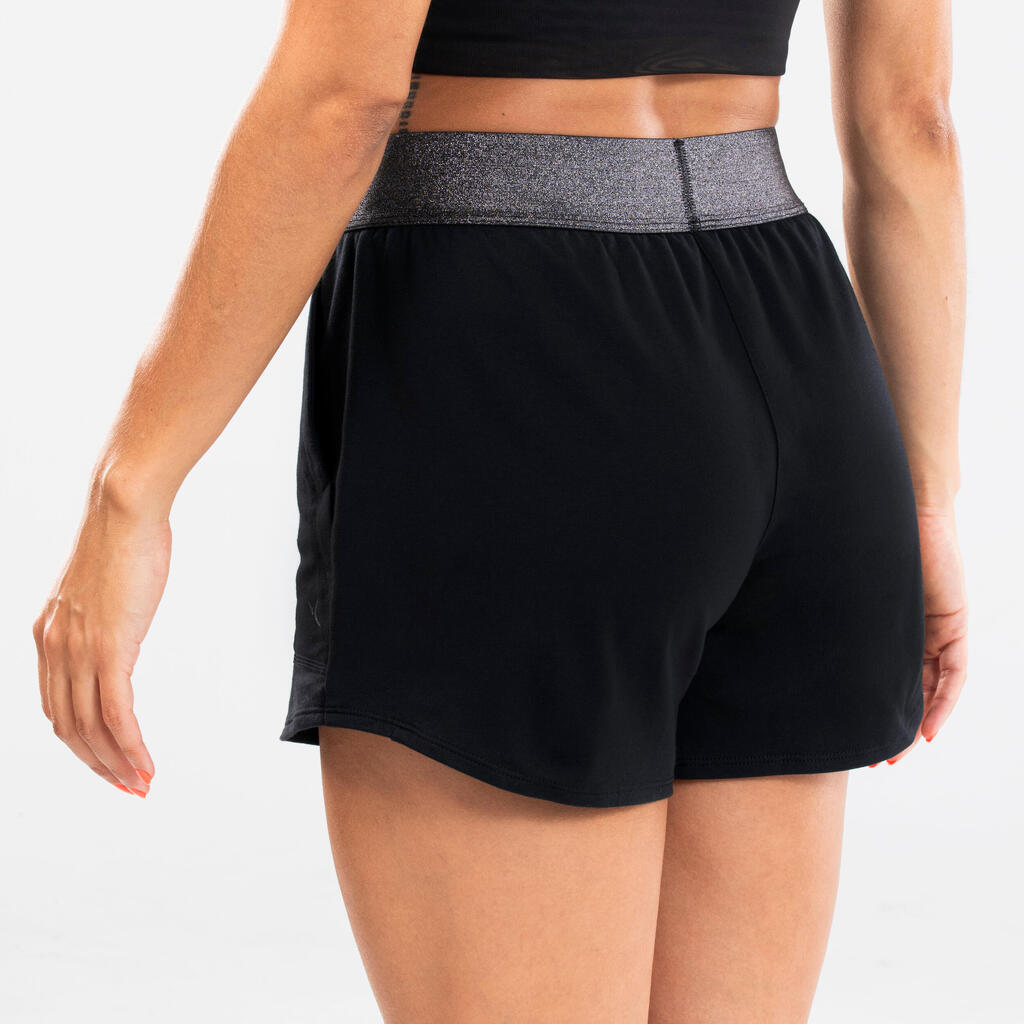 Shorts Modern Dance enganliegend Damen schwarz