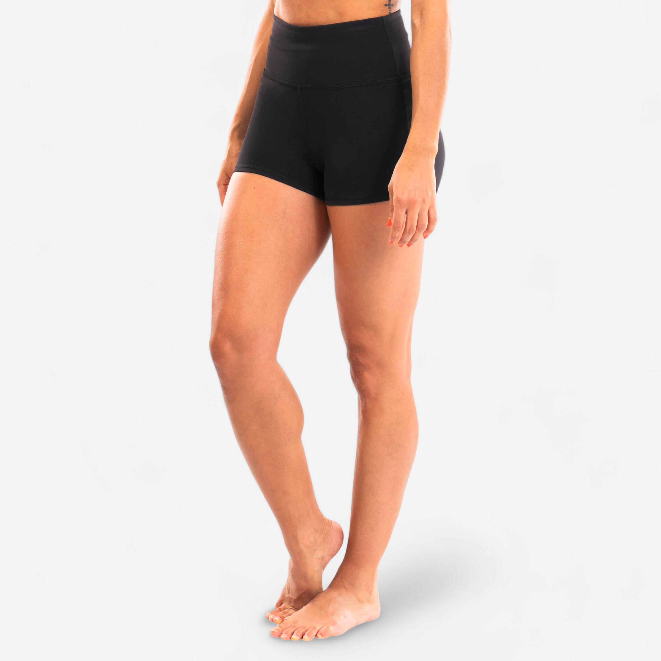 Short de danse à taille haute femme - DOMYOS
