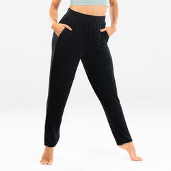 Pantalón danza moderna negro carrot ajustable mujer