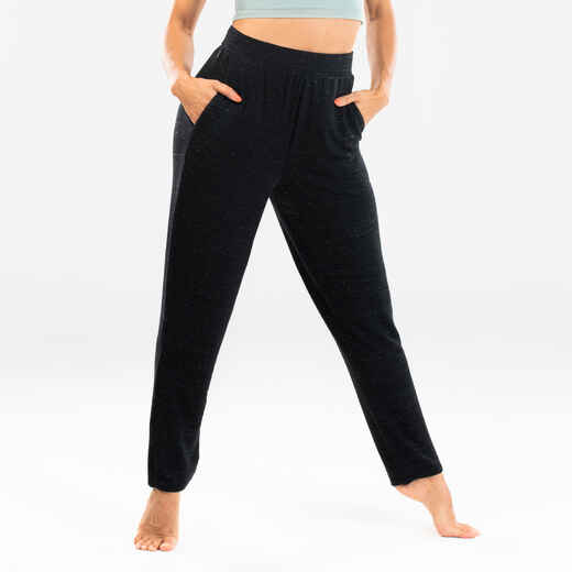 
      Women's Modern Dance Adjustable Carrot Bottoms - Black
  