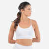 Women's Modern Jazz Dance Seamless Convertible Strap Bra - White