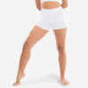 Women's Modern Jazz Seamless High-Waisted Shorts - White