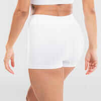 Women's Modern Jazz Seamless High-Waisted Shorts - White