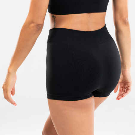 Women's Seamless Modern Dance Shorts - Black