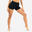 Short danse modern'jazz seamless taille haute Femme - noir