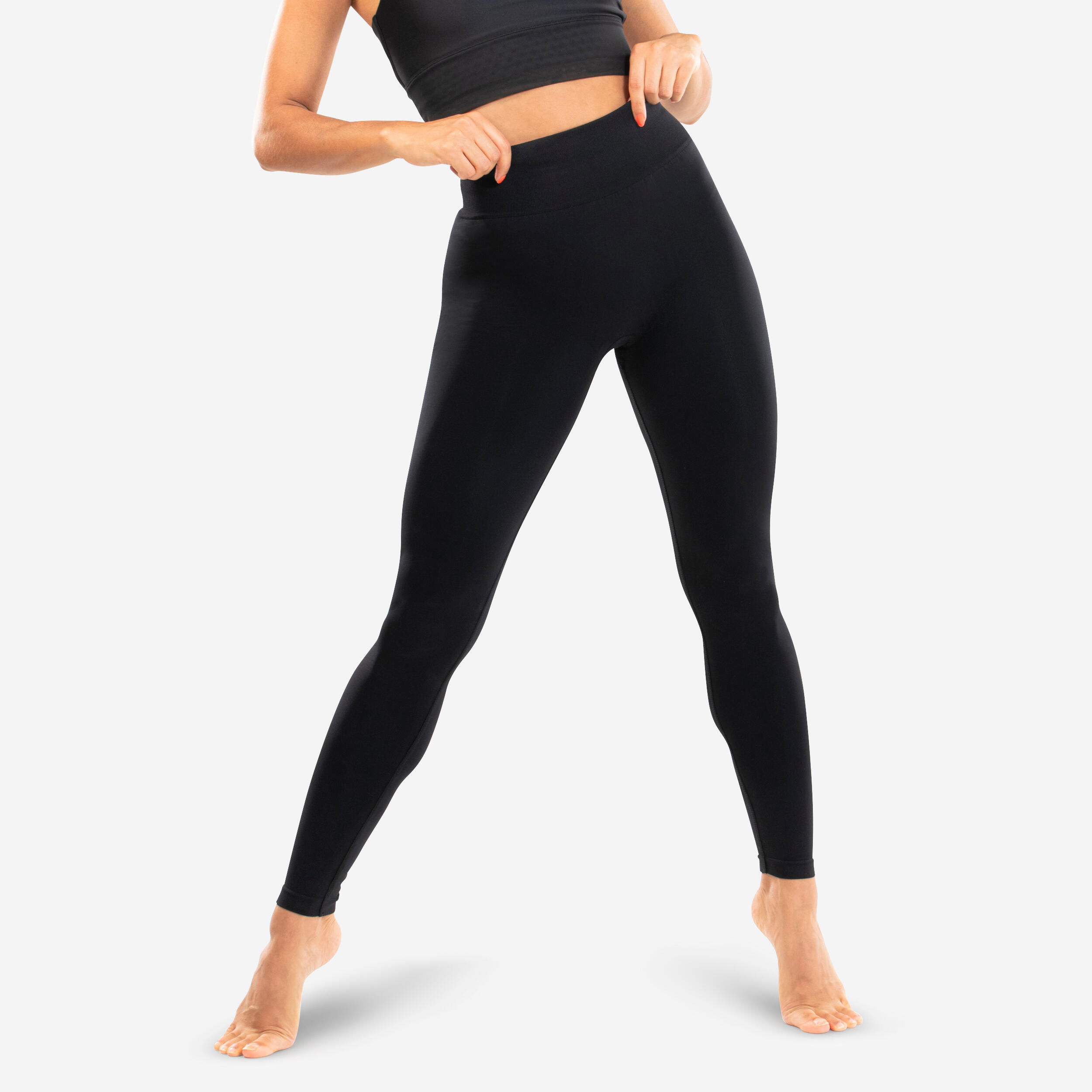 Legginsy do tańca nowoczesnego damskie Starever wysoki stan 2/11