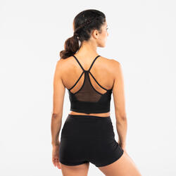 Brassière de danse moderne noire femme
