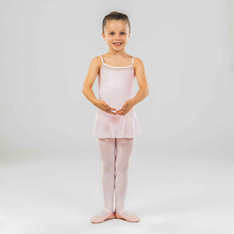 Girls' Ballet Camisole Leotard - Pink