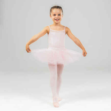 Girls' Ballet Camisole Leotard - Pink
