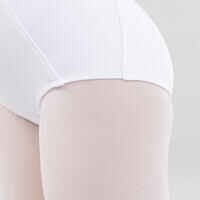 Maillot ballet tirantes finos Niña Starever blanco