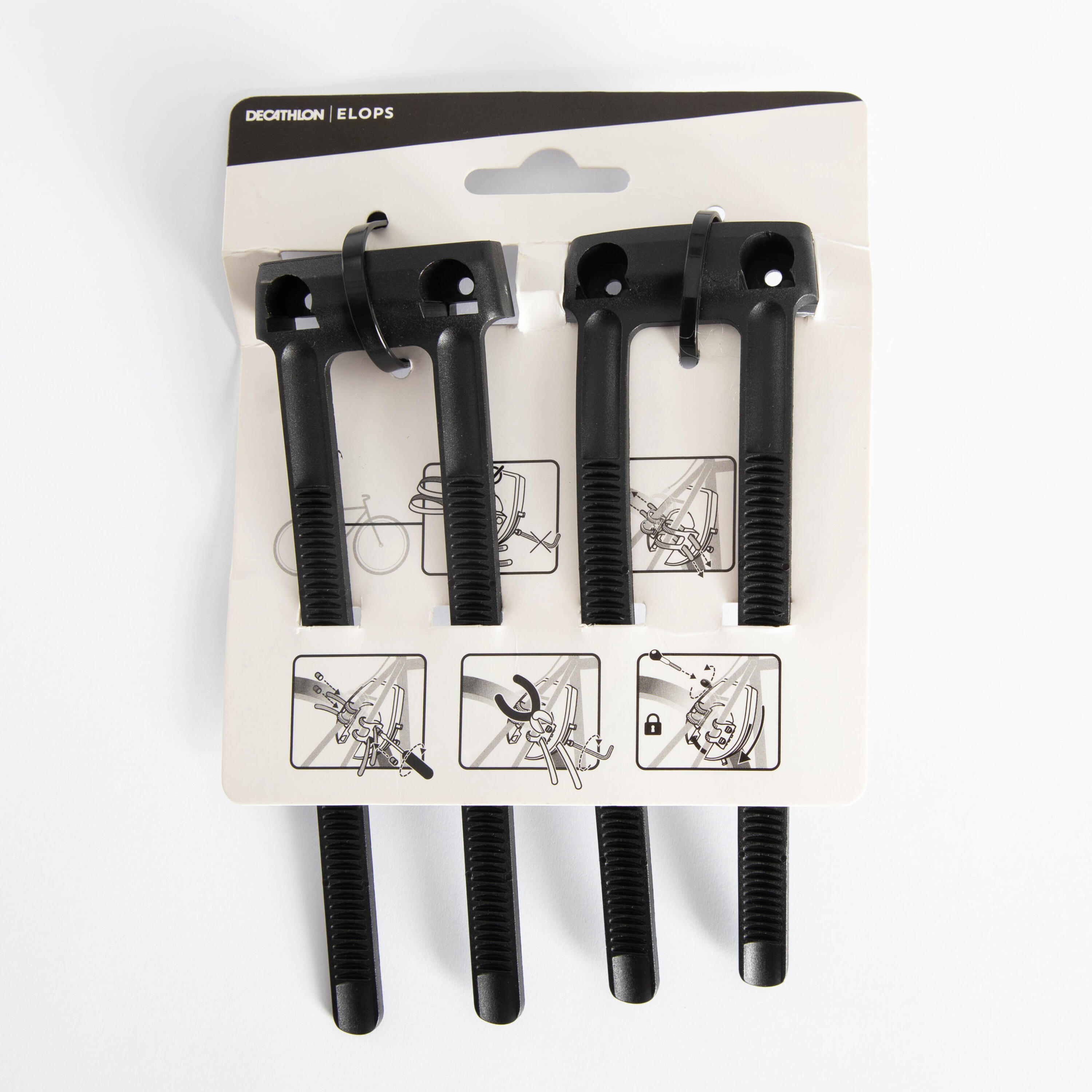 Bike frame ring lock mount