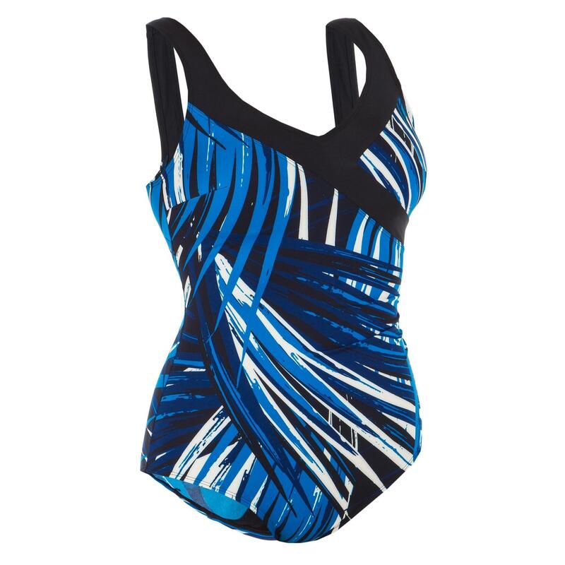 Maillot de bain 1 pièce Aquagym femme Karli Tree bleu