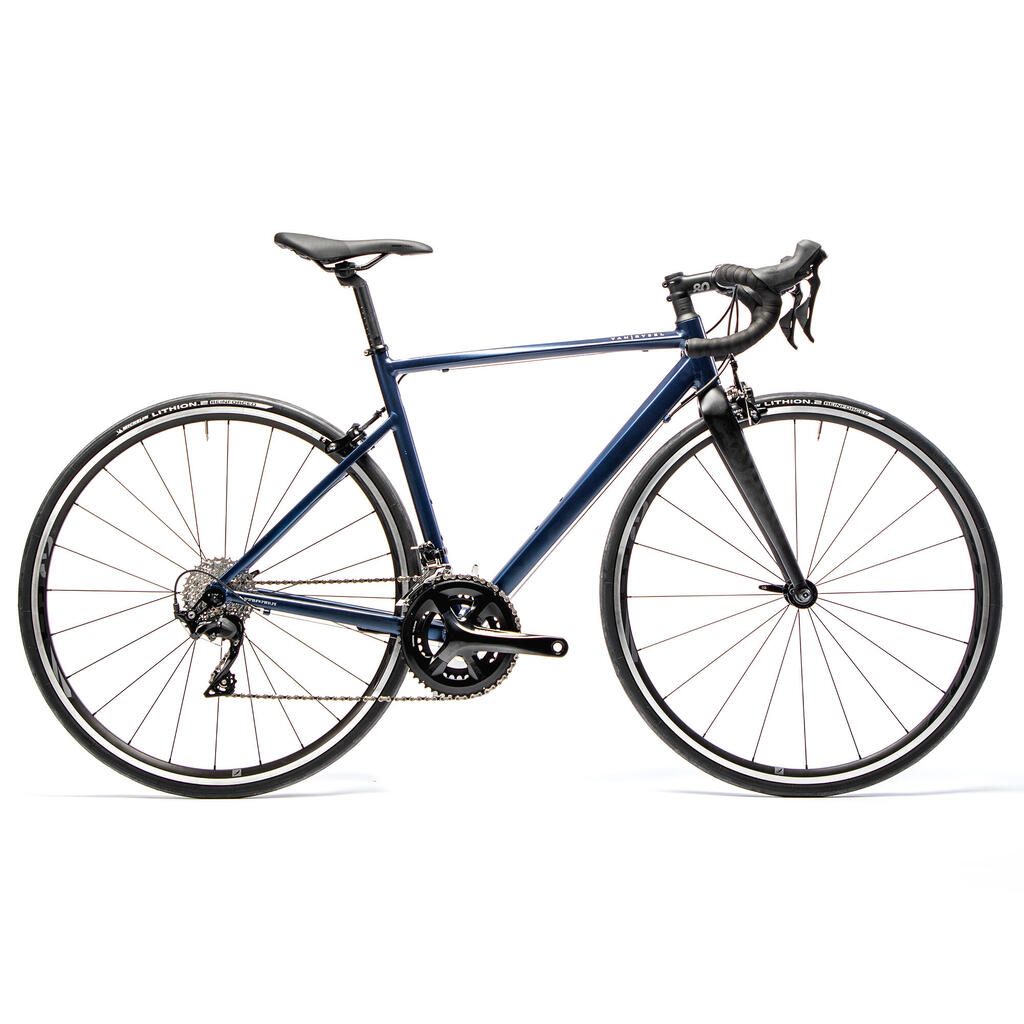 Temno modro žensko cestno kolo SHIMANO EDR AF 105 
