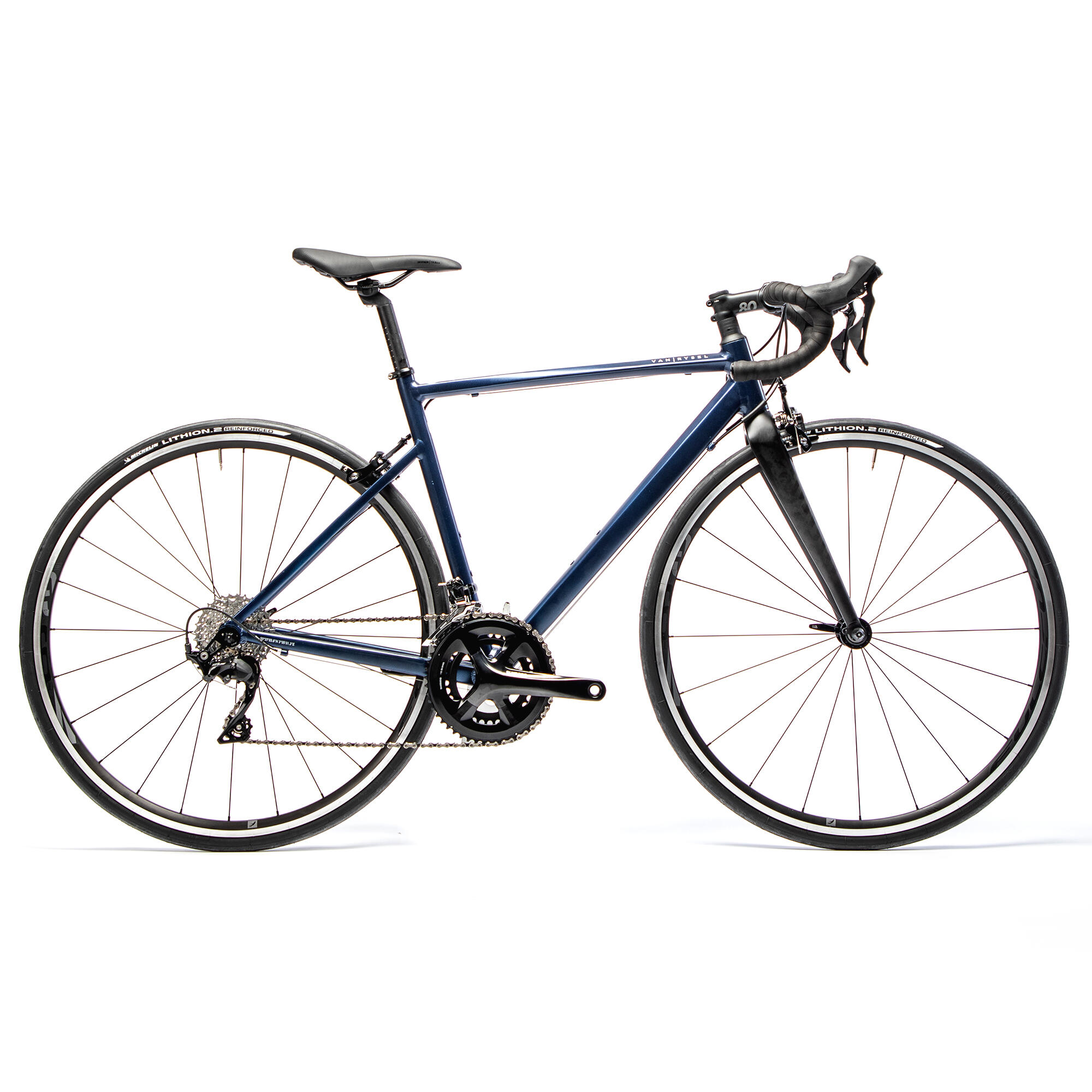 Vélo de route endurance femme - EDR AF 105 bleu - VAN RYSEL