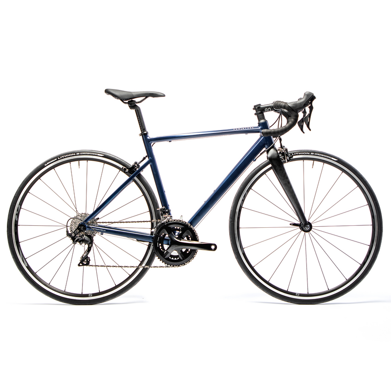 Vélo endurance Shimano 105, EDR AF Femme Bleu Foncé pour les clubs