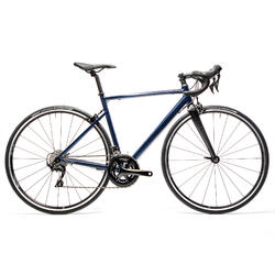 Vélo endurance Shimano 105, EDR AF Femme Bleu Foncé