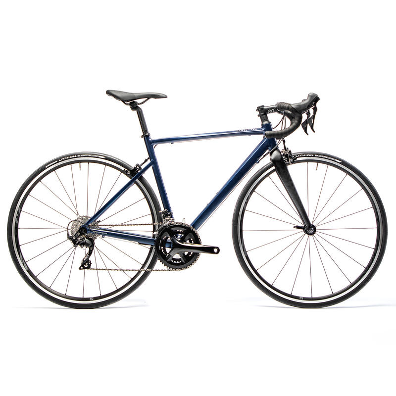 Bici da corsa donna Van Rysel EDR AF 105 blu