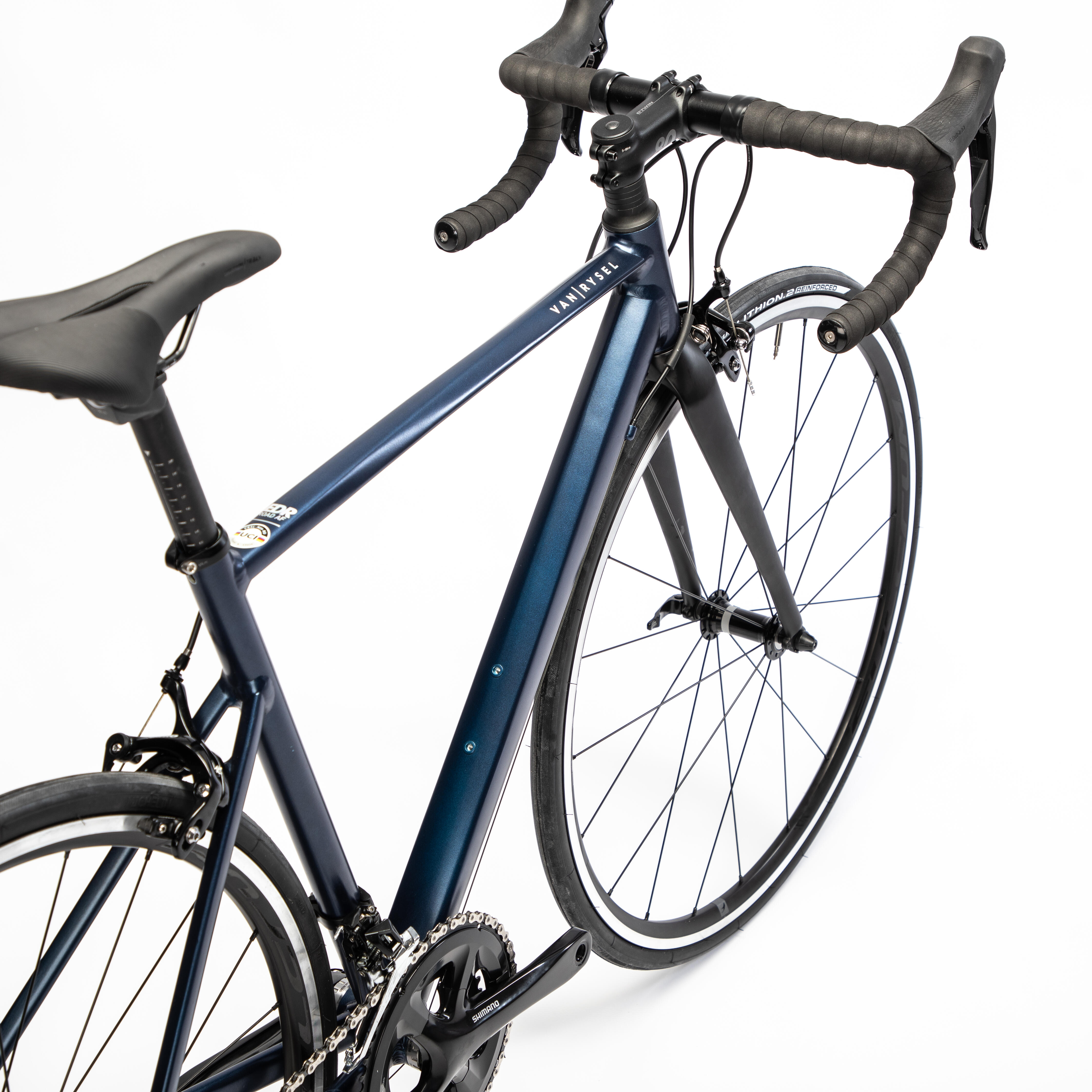 Vélo de route endurance femme - EDR AF 105 bleu - VAN RYSEL