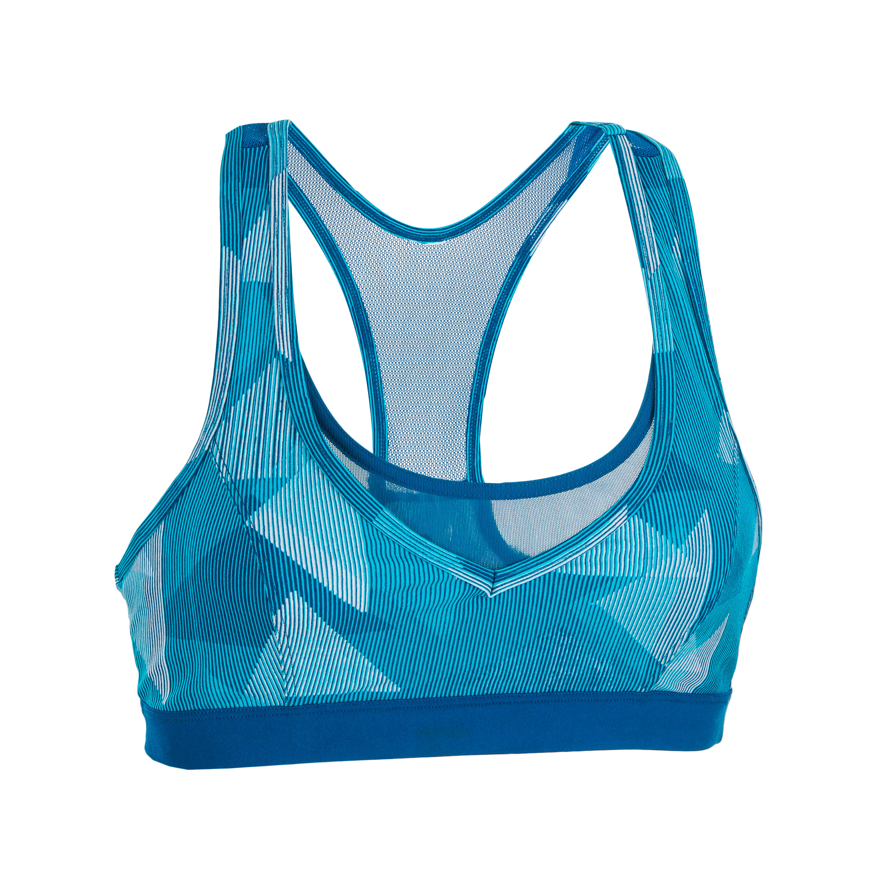 Women’s Lou Fle aquafitness swimsuit top blue 7/11