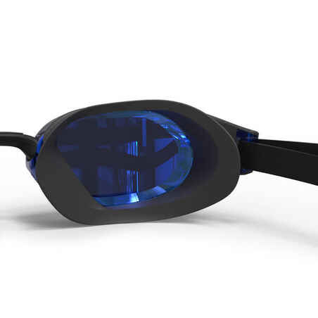 Plaukimo akiniai veidrodiniais stiklais „B-Fast 900“, mėlyni