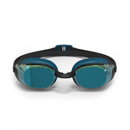 Lunettes de Natation Verres Miroir BFIT Bleu Noir