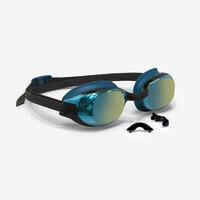 Gafas natación cristales espejo Bfit azul - Decathlon