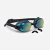 Swimming goggles BFIT - Mirrored lenses - One size - Black blue