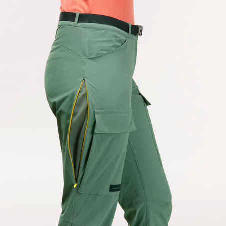 Women's Anti-mosquito Trousers - Tropic 500 - green