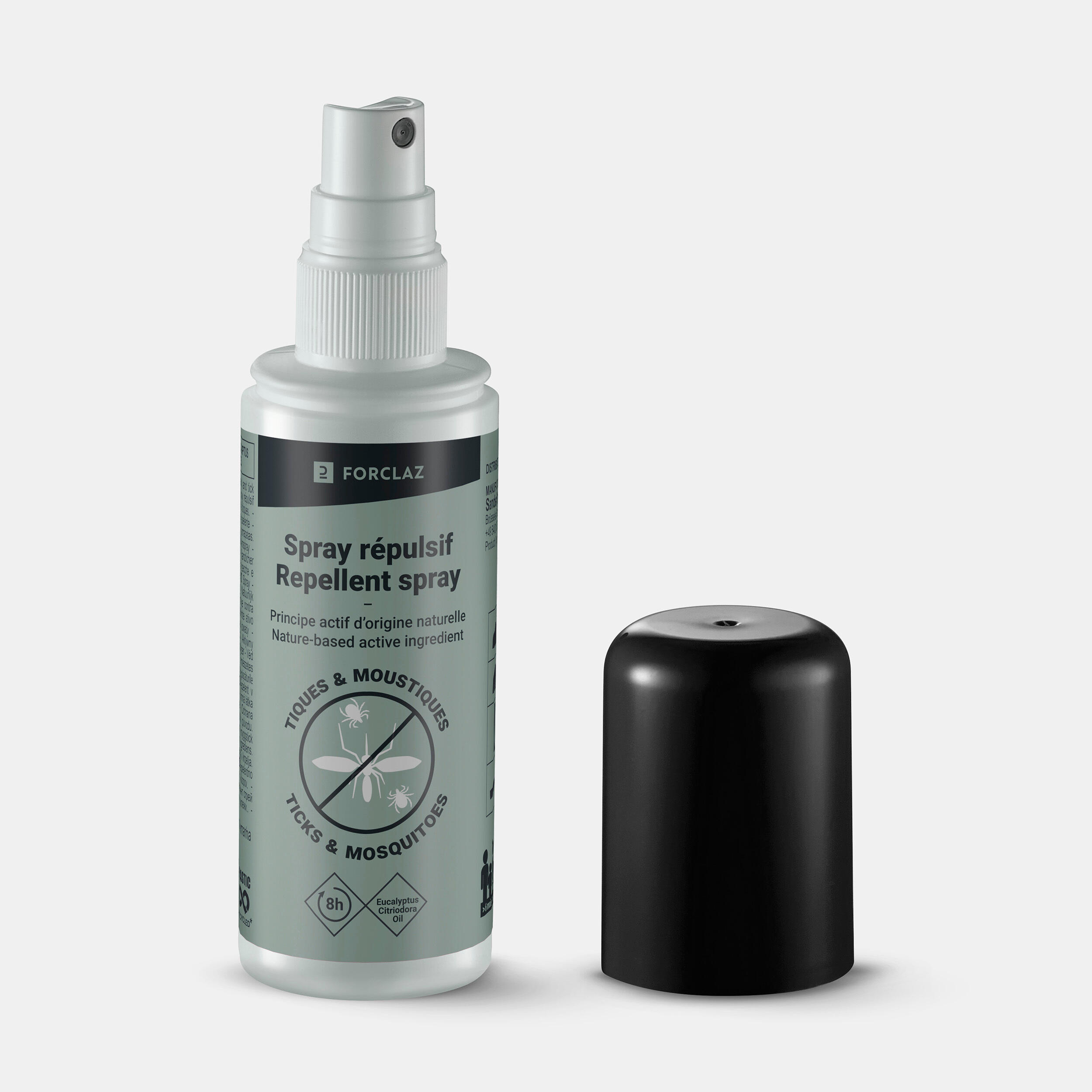 Anti-mosquito and tick repellent spray Lemon eucalyptus essential oil 100 ml 4/5