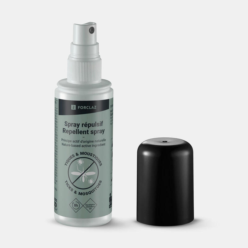 Muggen- en tekenspray met essentiële eucalyptusolie 100 ml