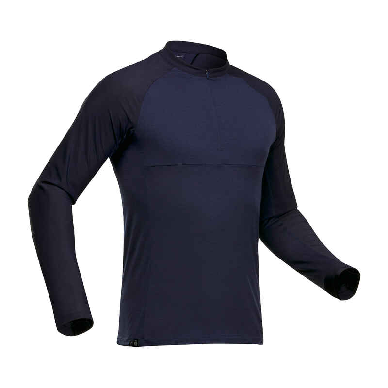 Men’s long-sleeved t-shirt  Tropic 900 blue