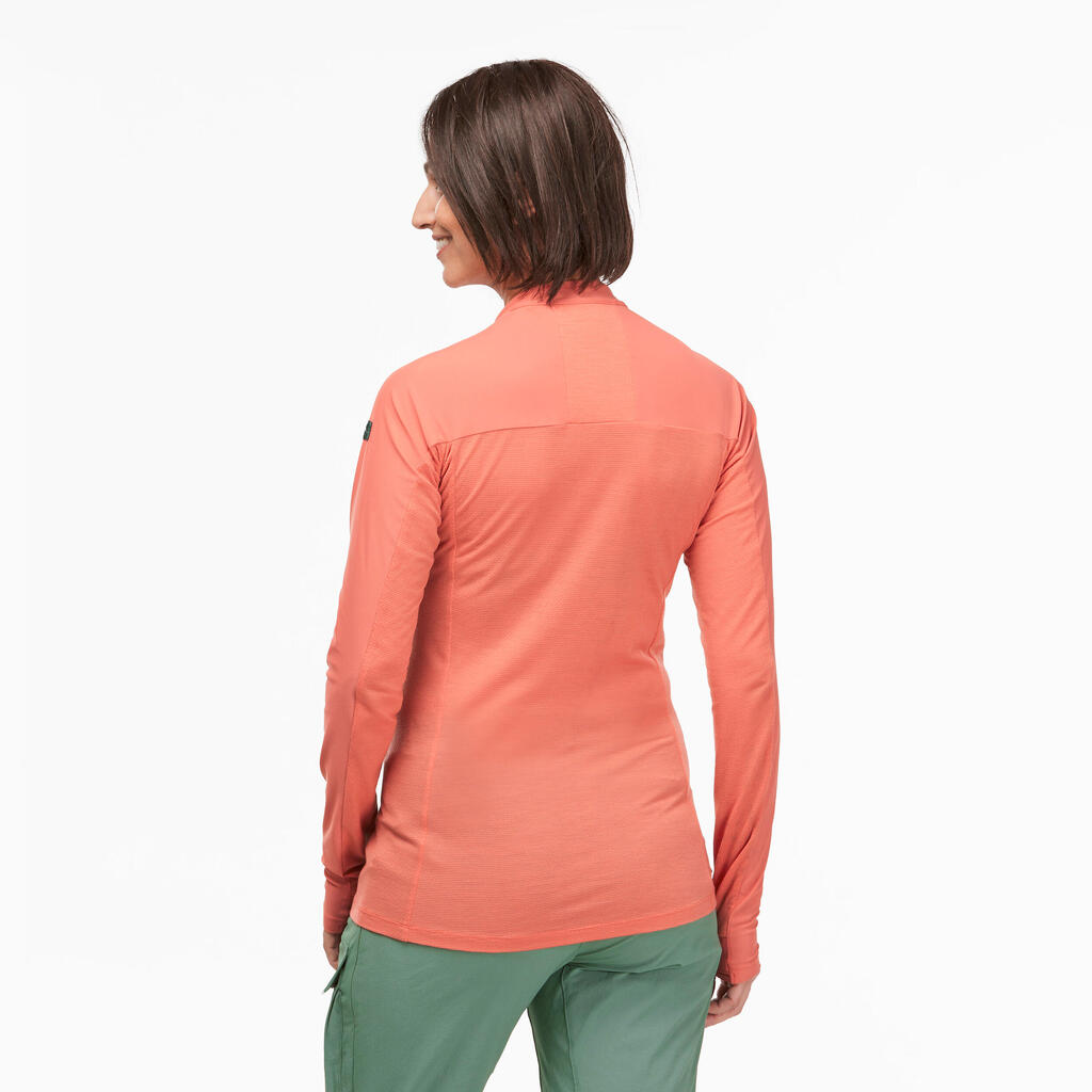 Women’s long-sleeved t-shirt  Tropic 900 coral