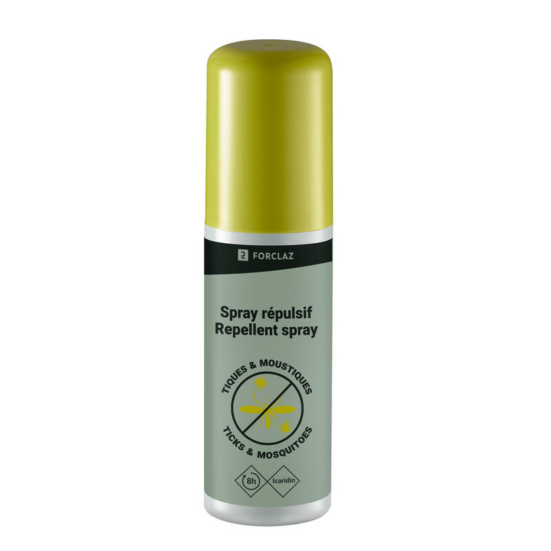 Spray répulsif anti moustique et tique Icaridine - 100 ml FORCLAZ
